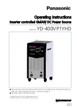 Preview for 1 page of Panasonic YD-400VP1YHD Operating Instructions Manual