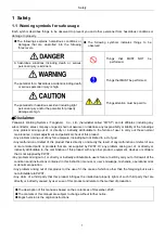 Preview for 5 page of Panasonic YD-500GP5 Operating Instructions Manual