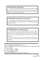 Preview for 72 page of Panasonic YP-060PF Operating Instructions Manual