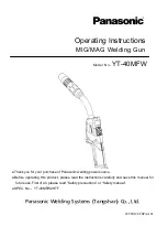 Preview for 1 page of Panasonic YT-40MFW Operating Instructions Manual