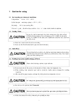 Preview for 6 page of Panasonic YT-40MFW Operating Instructions Manual