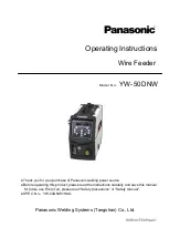 Preview for 1 page of Panasonic YW-50DNW Operating Instructions Manual