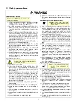 Preview for 4 page of Panasonic YW-50DNW Operating Instructions Manual