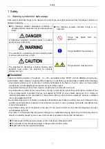 Preview for 3 page of Panasonic YX-09KGC2 Operating Instructions Manual