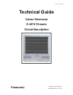 Panasonic Z-421V Technical Manual preview