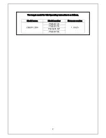 Preview for 2 page of Panasonic ZEQUO 2200 Operating Instructions Manual