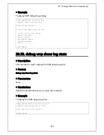 Preview for 252 page of Panasonic ZEQUO 6400 Operating Instructions Manual