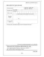 Preview for 1058 page of Panasonic ZEQUO 6400 Operating Instructions Manual