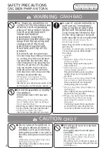 Preview for 4 page of Panasonic ziaino F-JPU70A Operating Instructions Manual