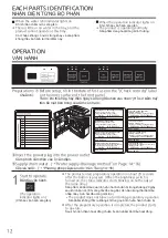 Preview for 12 page of Panasonic ziaino F-JPU70A Operating Instructions Manual