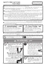 Preview for 2 page of Panasonic ZIAINO F-JPU70M Operating Instructions Manual