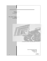 Preview for 2 page of PANAVISION HD900F Operation Manual