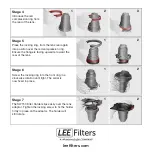 Предварительный просмотр 2 страницы PANAVISION LEE Filters SW150 Assembly Instructions