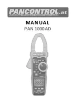 Preview for 1 page of PANCONTROL PAN 1000AD Manual