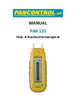 Preview for 1 page of PANCONTROL PAN 125 Operating Manual