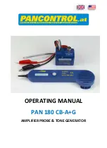 Preview for 16 page of PANCONTROL PAN 180 CB-A Operating Manual