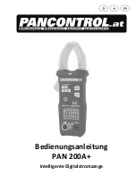 Предварительный просмотр 4 страницы PANCONTROL PAN 200A+ Manual