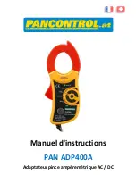 Preview for 20 page of PANCONTROL PAN ADP400A Manual