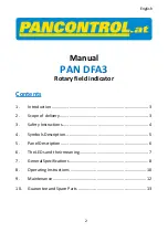 Preview for 67 page of PANCONTROL PAN DFA3 Manual