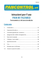 Предварительный просмотр 34 страницы PANCONTROL PAN IR-T42 MED Manual