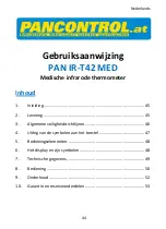 Предварительный просмотр 44 страницы PANCONTROL PAN IR-T42 MED Manual