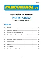 Предварительный просмотр 84 страницы PANCONTROL PAN IR-T42 MED Manual