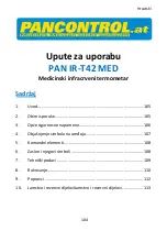 Предварительный просмотр 104 страницы PANCONTROL PAN IR-T42 MED Manual