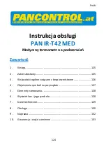 Предварительный просмотр 124 страницы PANCONTROL PAN IR-T42 MED Manual