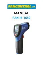 PANCONTROL PAN IR-T650 Manual предпросмотр