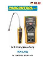 Предварительный просмотр 3 страницы PANCONTROL PAN LAN1 Manual