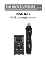 PANCONTROL PAN Leitungssucher Manual предпросмотр