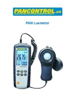 PANCONTROL PAN Luxmeter Manual preview