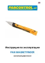 Предварительный просмотр 108 страницы PANCONTROL PAN MAGNETFINDER Manual