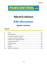 Preview for 86 page of PANCONTROL PAN Micrometer Manual