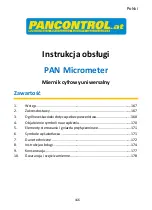 Preview for 166 page of PANCONTROL PAN Micrometer Manual