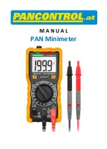 PANCONTROL PAN Minimeter Manual preview