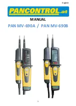 PANCONTROL PAN MV-690A Manual предпросмотр