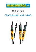 PANCONTROL PAN Volttester 400 Manual preview