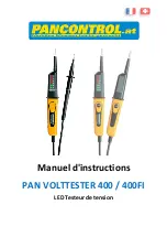 Предварительный просмотр 20 страницы PANCONTROL PAN Volttester 400 Manual