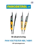 Предварительный просмотр 56 страницы PANCONTROL PAN Volttester 400 Manual