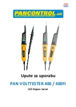 Предварительный просмотр 96 страницы PANCONTROL PAN Volttester 400 Manual