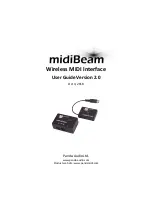 Предварительный просмотр 1 страницы Panda-Audio midiBeam User Manual