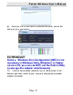 Предварительный просмотр 13 страницы Panda Wireless 802.11n Wireless User Manual
