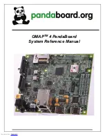 pandaboard OMAP 4 Series System Reference Manual preview