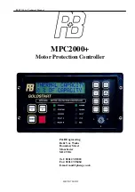 Предварительный просмотр 1 страницы P&B MPC2000+ Technical Manual