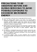 Preview for 7 page of P&C MWPS60TM-1 Instructions For Use Manual