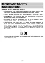 Preview for 5 page of P&C SPPS60TM-1 Instructions For Use Manual