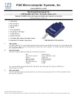 P&E Microcomputer Systems USB Multilink ACP Technical Summary preview