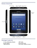 Preview for 2 page of Pandigital E166973 Quick Start Manual