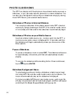 Preview for 22 page of Pandigital PAN1200DWPTFR User Manual